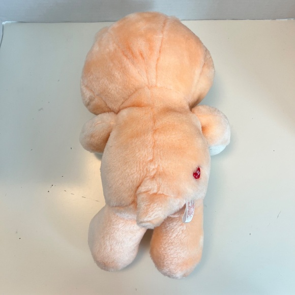 983 Care Bears Friend Bear 13" Peach Plush Sunflowers Kenner Vintage CLEAN - Picture 2 of 4